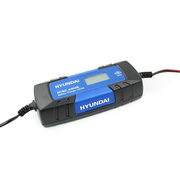 Hyundai 4 Amp SMART Battery Charger 6v /12v | HYSC-4000E