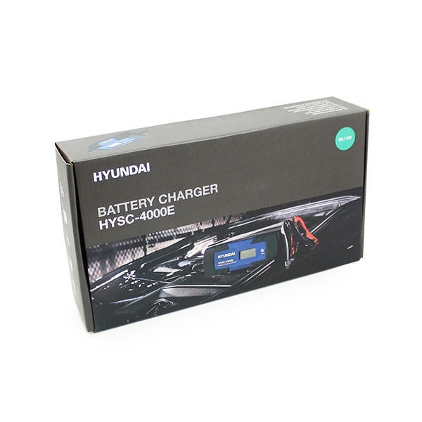 Hyundai 4 Amp SMART Battery Charger 6v /12v | HYSC-4000E