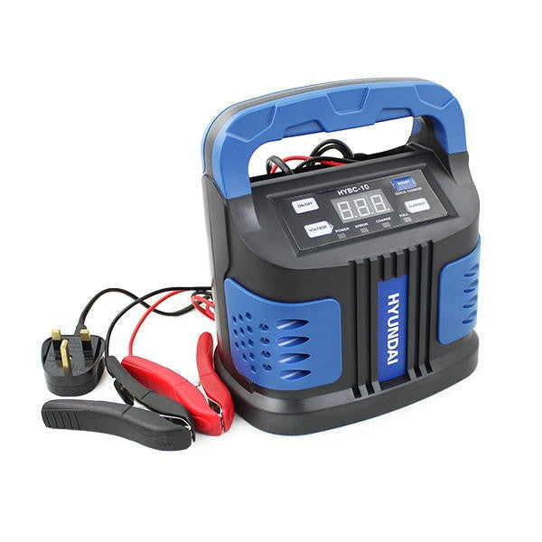 Hyundai 6v and 12v Battery Boost Charger, 15 Amp | HYBC-10
