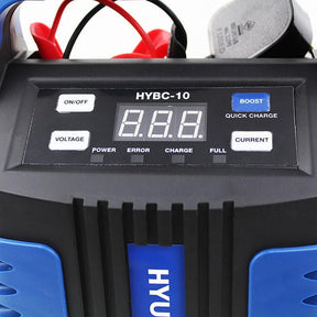 Hyundai 6v and 12v Battery Boost Charger, 15 Amp | HYBC-10