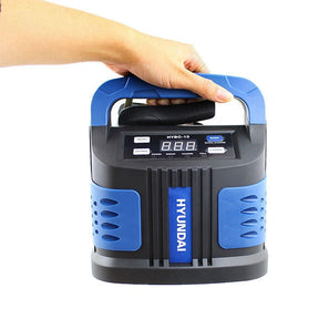 Hyundai 6v and 12v Battery Boost Charger, 15 Amp | HYBC-10