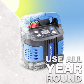 Hyundai 6v and 12v Battery Boost Charger, 15 Amp | HYBC-10