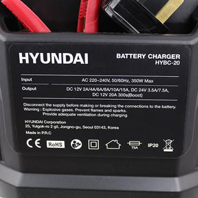 Hyundai Battery Boost Charger 12v and 24v | HYBC-20
