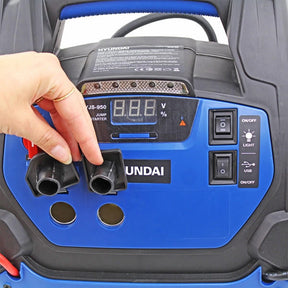 Hyundai 12v All In One Jump Starter With Air Compressor, LED Light and USB Charging | HYJS-950