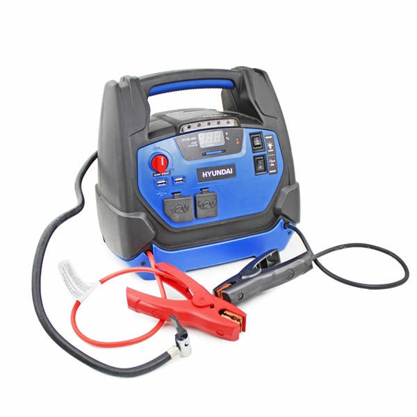Hyundai 12v All In One Jump Starter With Air Compressor, LED Light and USB Charging | HYJS-950