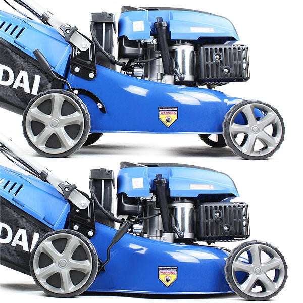 Hyundai 17"/42cm 139cc Electric-Start Self-Propelled Petrol Lawnmower | HYM430SPE