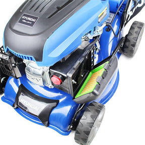 Hyundai 17"/42cm 139cc Electric-Start Self-Propelled Petrol Lawnmower | HYM430SPE