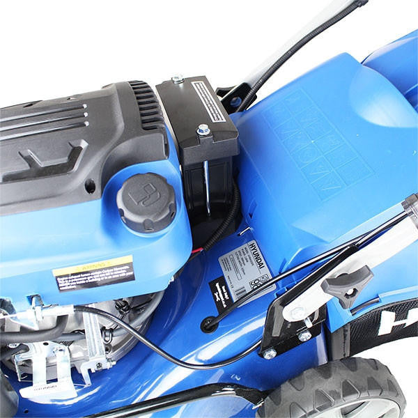 Hyundai 17"/42cm 139cc Electric-Start Self-Propelled Petrol Lawnmower | HYM430SPE