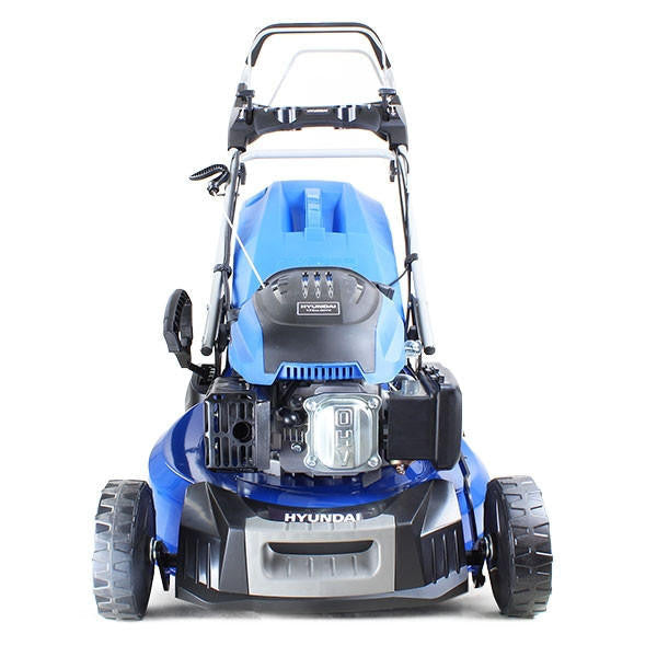 Hyundai 21" / 53cm 196cc Electric -Start Self-Propelled Petrol Roller Lawnmower, 70L Catcher & Rear Discharge | HYM530SPER
