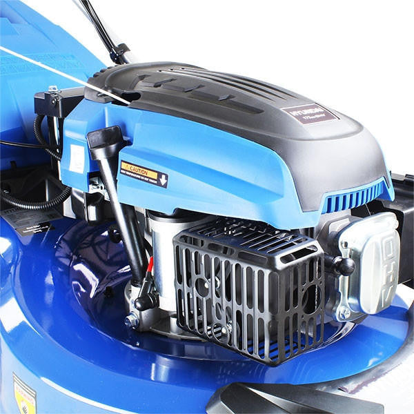 Hyundai 21" / 53cm 196cc Electric -Start Self-Propelled Petrol Roller Lawnmower, 70L Catcher & Rear Discharge | HYM530SPER