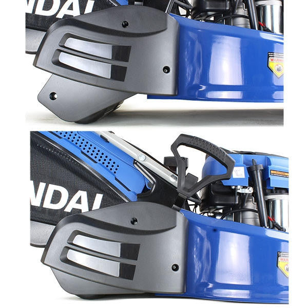 Hyundai 21" / 53cm 196cc Electric -Start Self-Propelled Petrol Roller Lawnmower, 70L Catcher & Rear Discharge | HYM530SPER