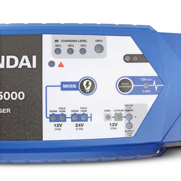 Hyundai SMART Battery Charger 12V/24V | HYSC-15000