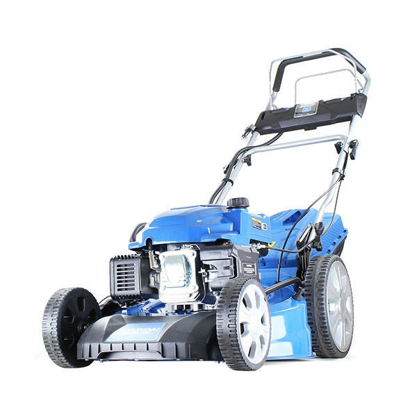 Hyundai 21'' / 53cm 224cc 4-in-1 Electric-Start Self-Propelled Petrol Lawnmower, Mulch, Rear & Side Discharge, Hose Connector | HYM530SPE