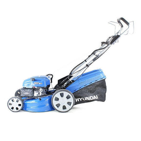 Hyundai 21'' / 53cm 224cc 4-in-1 Electric-Start Self-Propelled Petrol Lawnmower, Mulch, Rear & Side Discharge, Hose Connector | HYM530SPE