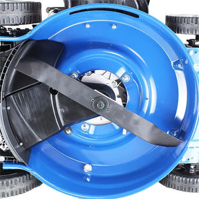 Hyundai 21'' / 53cm 224cc 4-in-1 Electric-Start Self-Propelled Petrol Lawnmower, Mulch, Rear & Side Discharge, Hose Connector | HYM530SPE