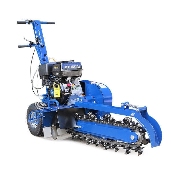 Hyundai 420cc 14hp Petrol Trencher, Recoil Start, 600mm Depth | HYTR150
