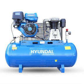 Hyundai 14hp 200L Petrol Belt Driven Air Compressor 29CFM 145psi | HY140200PES
