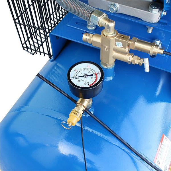 Hyundai 14hp 200L Petrol Belt Driven Air Compressor 29CFM 145psi | HY140200PES
