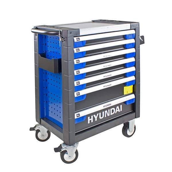 Hyundai 305 Piece Tool Set, 7 Drawer Caster Mounted Roller Tool Chest Cabinet | HYTC9003