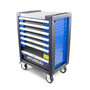 Hyundai 305 Piece Tool Set, 7 Drawer Caster Mounted Roller Tool Chest Cabinet | HYTC9003