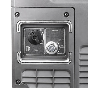 Hyundai 4000W / 4.0kW Portable Petrol Inverter Generator, Remote Keyfob & Electric Start, Wheel Kit & Closed Case Design | HY4500SEI
