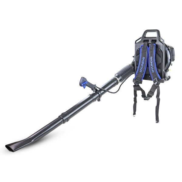 Hyundai 52cc Backpack Petrol Leaf Blower, 170mph Air Speed, 2-Stroke | HYB5200