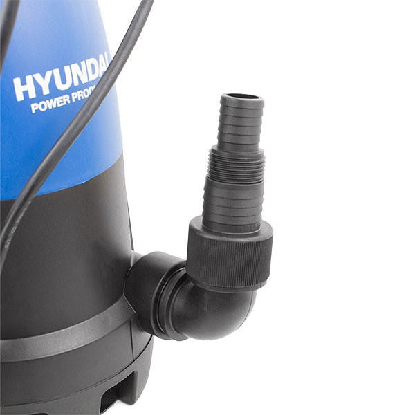 Hyundai 400W Submersible Water Pump, 25-32mm / 1 - 1/4" Hose, Clean and Dirty Water, 5.8m Lift | HYSP400CD