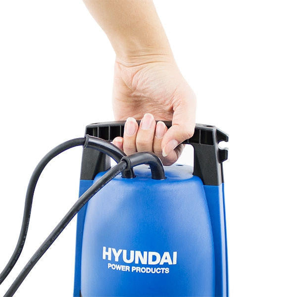 Hyundai 400W Submersible Water Pump, 25-32mm / 1 - 1/4" Hose, Clean and Dirty Water, 5.8m Lift | HYSP400CD