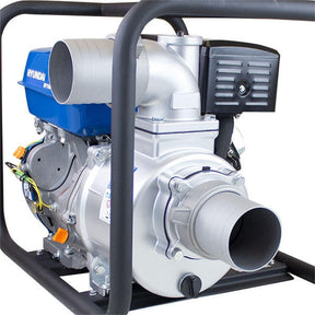 Hyundai 100mm 4" Petrol Clean Water Pump, 20m Total Head, 7m Lift, 1250L/min Flow Rate| HY100