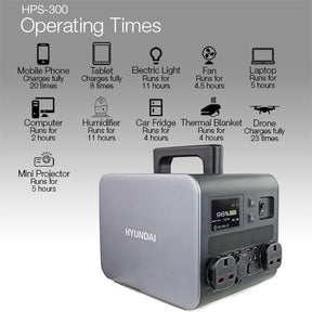 Hyundai 600W Portable Power Station | HPS-300