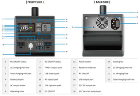 Hyundai 1000W / 1kW Portable Power Station | HPS-600