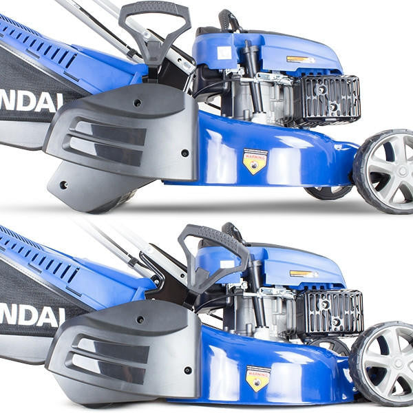 Hyundai 17"/43cm 139cc Self-Propelled Petrol Roller Lawnmower | HYM430SPR