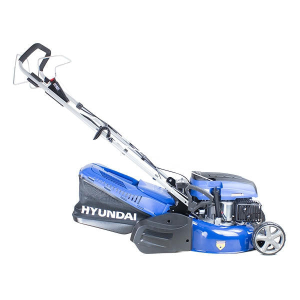 Hyundai 17"/43cm 139cc Electric-Start Self-Propelled Petrol Roller Lawnmower | HYM430SPER