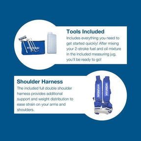 Hyundai 52cc Petrol Garden 5 in 1 Multi Tool | HYMT5200X-1