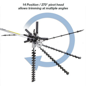 Hyundai 52cc 425mm Long Reach Petrol Pole Hedge Trimmer Pruner 2-Stroke | HYPT5200X