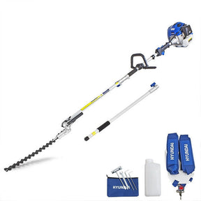 Hyundai 52cc 425mm Long Reach Petrol Pole Hedge Trimmer Pruner 2-Stroke | HYPT5200X