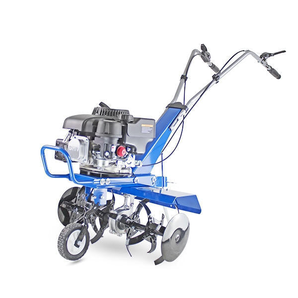 Hyundai 150cc 56cm Petrol Garden Tiller, Cultivator, Rotovator and Rototiller 4-Stroke 2.7kW 6 x 4 Blades | HYT150