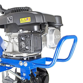 Hyundai 150cc 56cm Petrol Garden Tiller, Cultivator, Rotovator and Rototiller 4-Stroke 2.7kW 6 x 4 Blades | HYT150