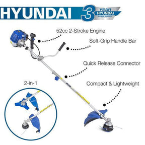 Hyundai 52cc Petrol Grass Trimmer / Brushcutter | HYBC5200X