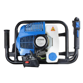 Hyundai 52cc Petrol Earth Auger, Post Hole Borer and Ground Drill - 100, 150 & 200mm| HYEA5200X