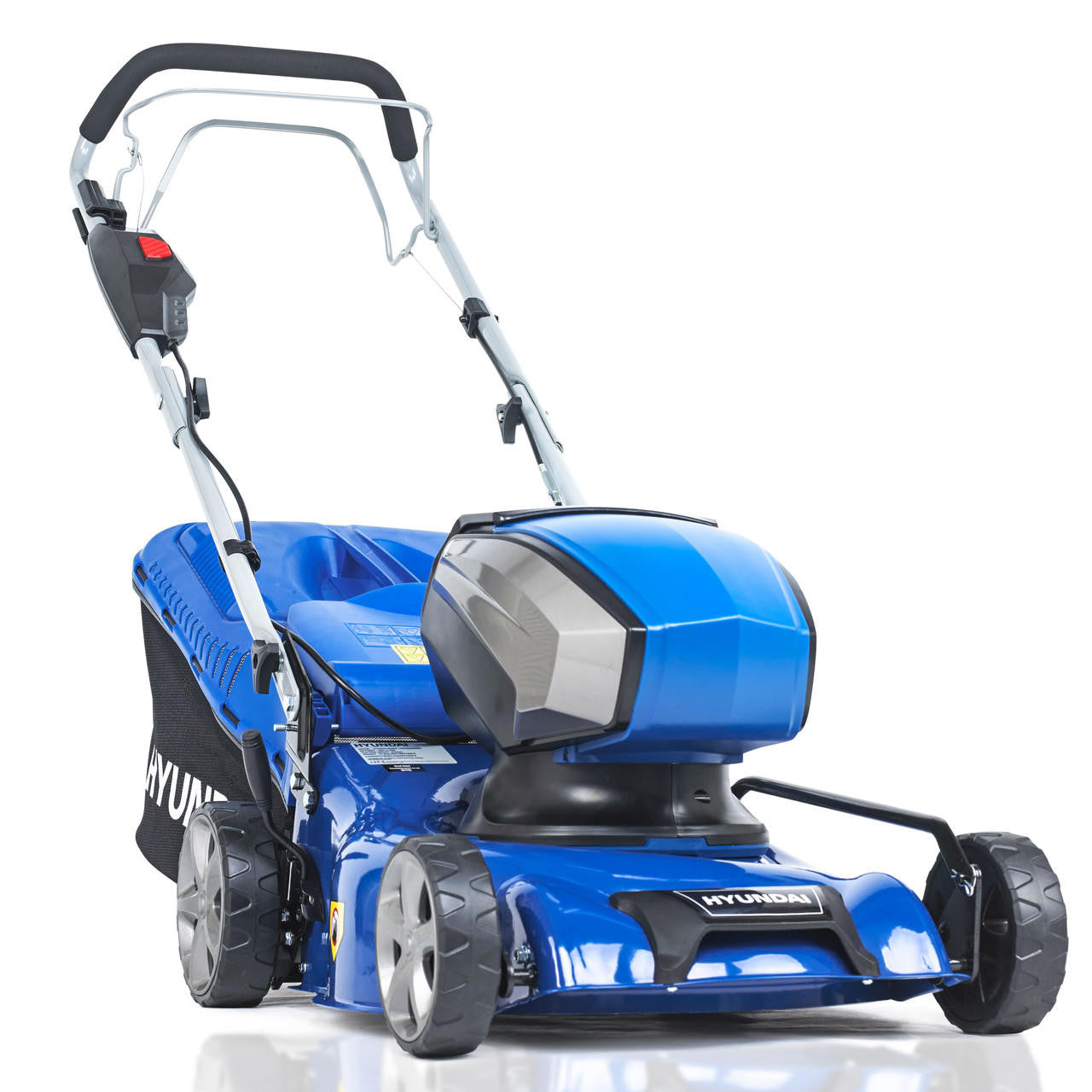 Hyundai 16.5'' / 42cm 40v Cordless Self-Propelled Lawnmower 2.5Ah Li-Ion Battery | HYM40LI420SP