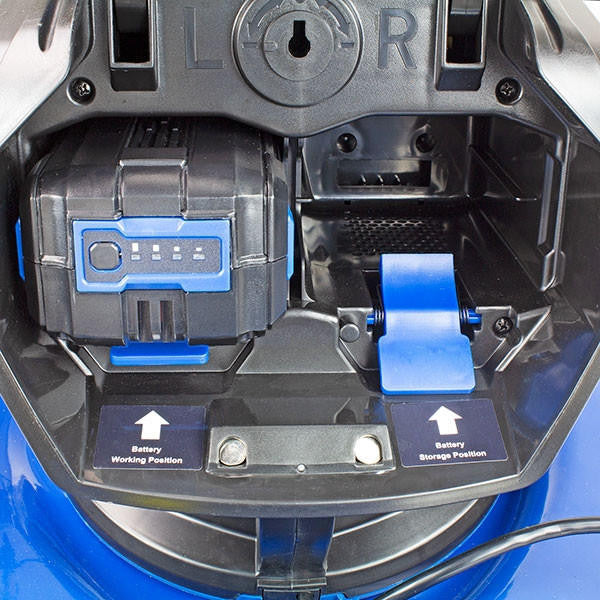 Hyundai 16.5'' / 42cm 40v Cordless Self-Propelled Lawnmower 2.5Ah Li-Ion Battery | HYM40LI420SP