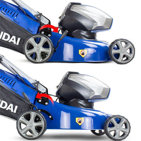 Hyundai 16.5'' / 42cm 40v Cordless Self-Propelled Lawnmower 2.5Ah Li-Ion Battery | HYM40LI420SP