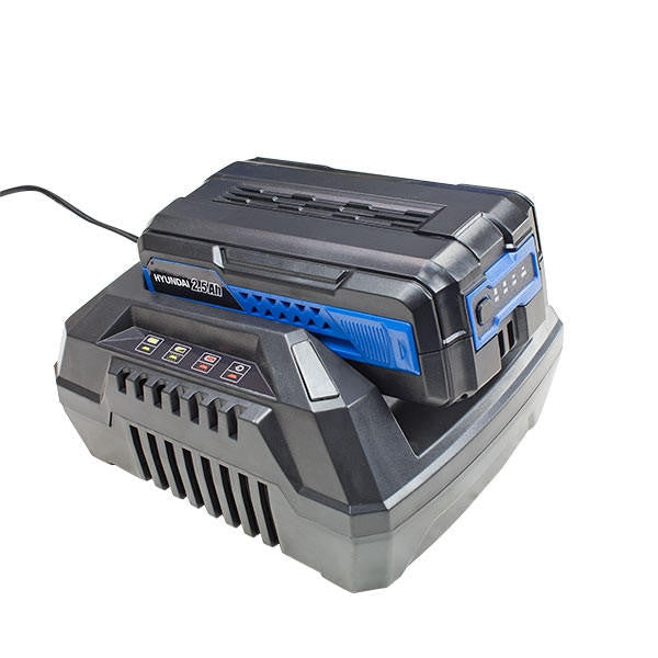 Hyundai 40v Cordless Grass Trimmer 2.5Ah Li-ion Battery and Charger 33cm Cutting Width | HYTR40LI