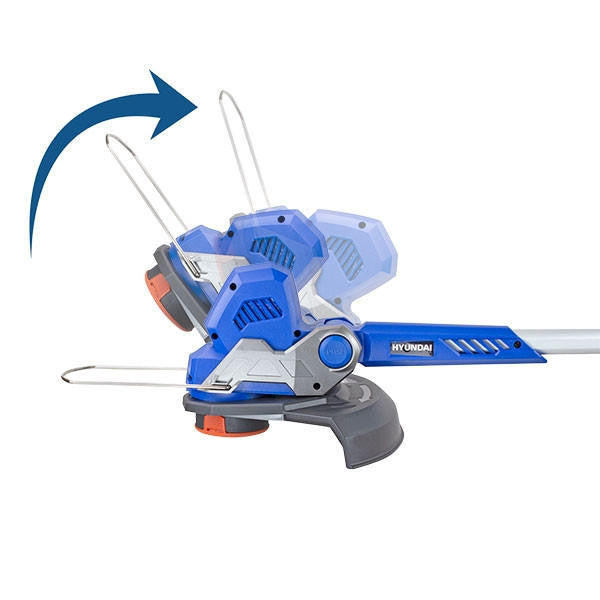 Hyundai 40v Cordless Grass Trimmer 2.5Ah Li-ion Battery and Charger 33cm Cutting Width | HYTR40LI