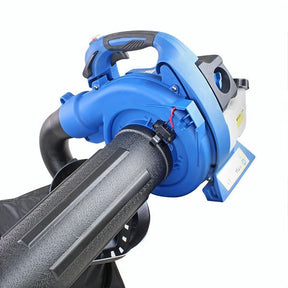 Hyundai 26cc 3-in-1 Petrol Leaf Blower, Garden Vac & Shredder, 157mph Air Speed, 40L Collection Bag | HYBV2600X