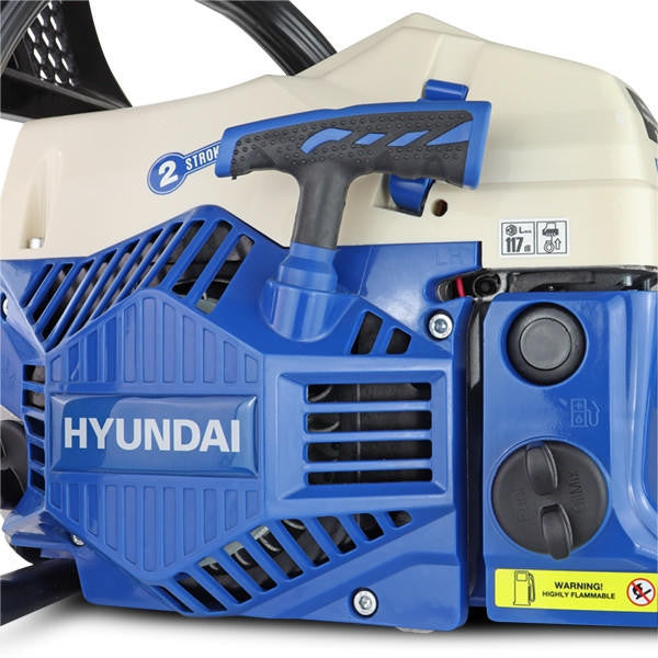 Hyundai 20" 50cm 62cc Petrol Chainsaw, 2-Stroke Easy-Start | HYC6200X