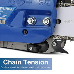 Hyundai 20" 50cm 62cc Petrol Chainsaw, 2-Stroke Easy-Start | HYC6200X
