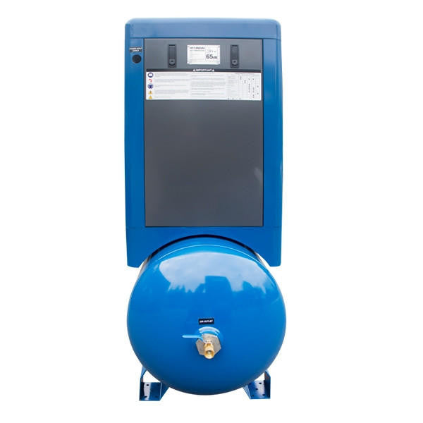 Hyundai 10hp 300L Heavy-Duty Industrial Screw Air Compressor, 400v, Quiet Running | HYSC100300