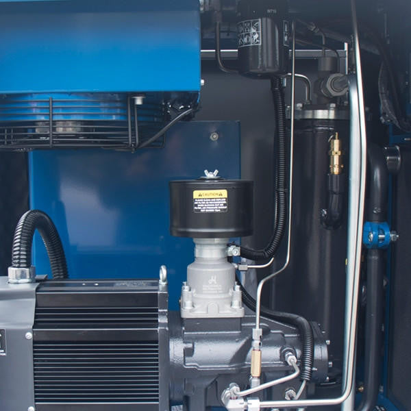 Hyundai 10hp 300L Heavy-Duty Industrial Screw Air Compressor, 400v, Quiet Running | HYSC100300